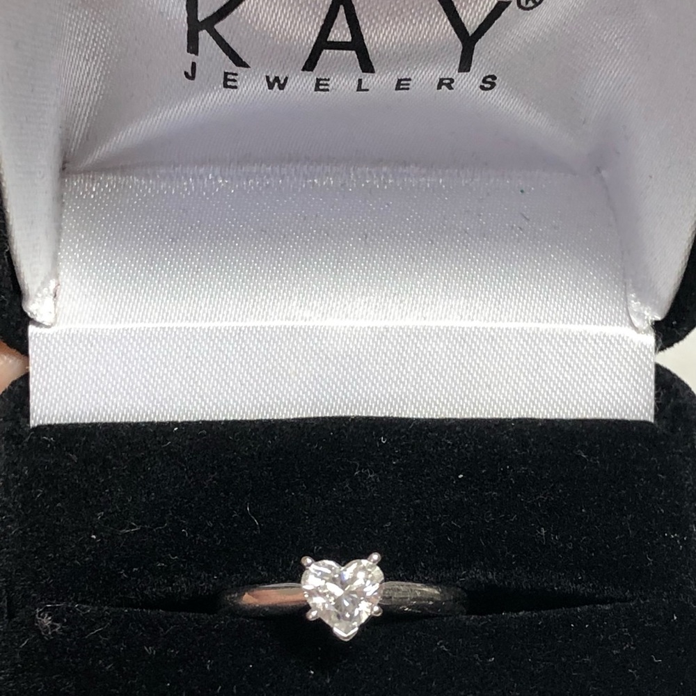 Diamond Heart Ring - image 6